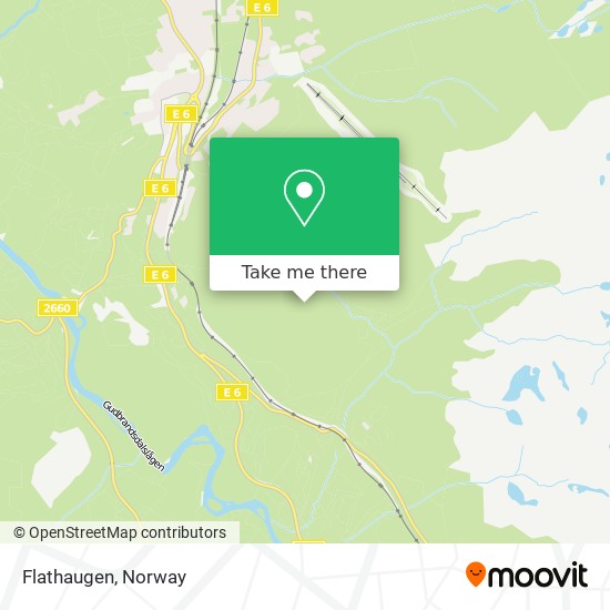 Flathaugen map