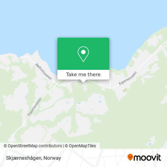 Skjærneshågen map