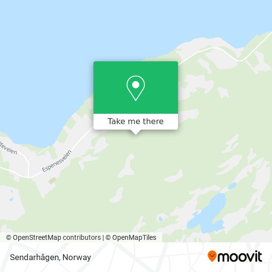 Sendarhågen map