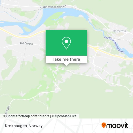 Krokhaugen map