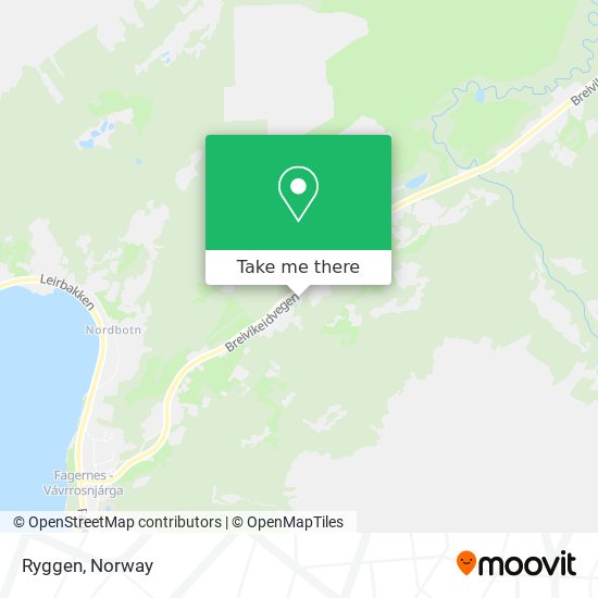 Ryggen map