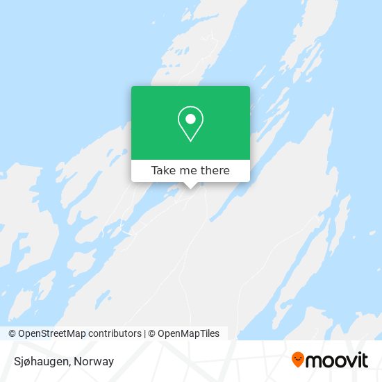 Sjøhaugen map