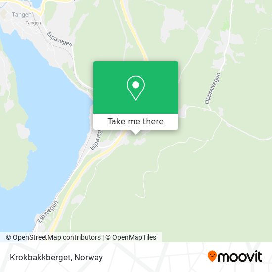 Krokbakkberget map