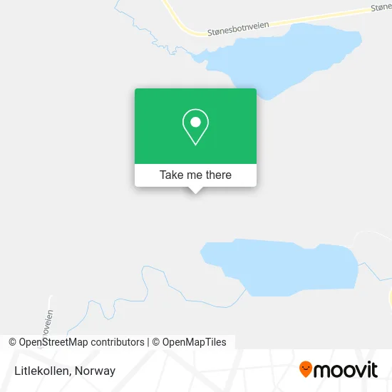 Litlekollen map