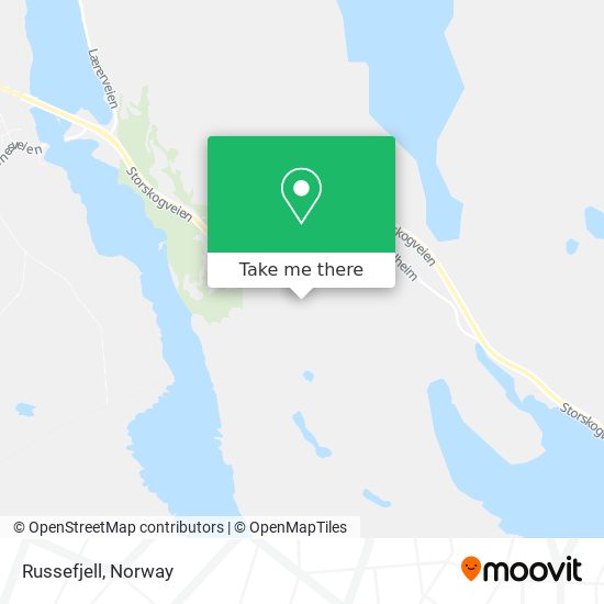 Russefjell map