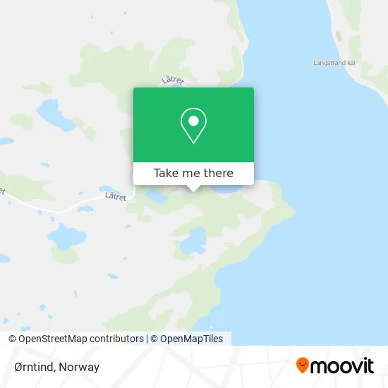 Ørntind map