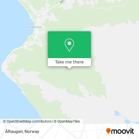 Ålhaugen map