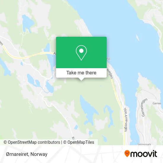 Ørnareiret map