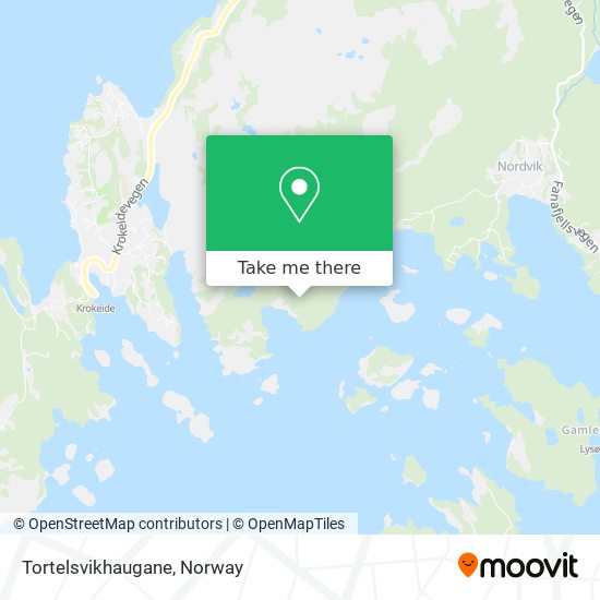 Tortelsvikhaugane map