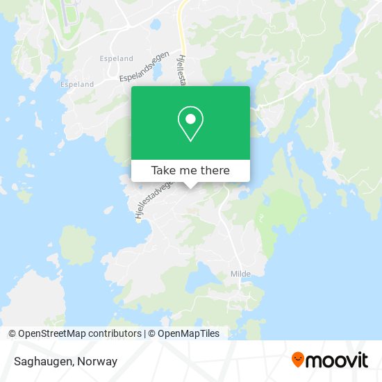 Saghaugen map