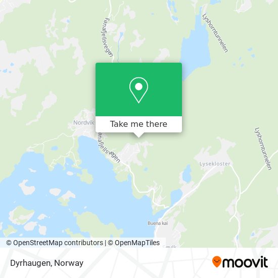 Dyrhaugen map