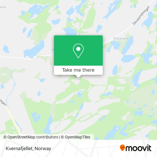 Kvernafjellet map