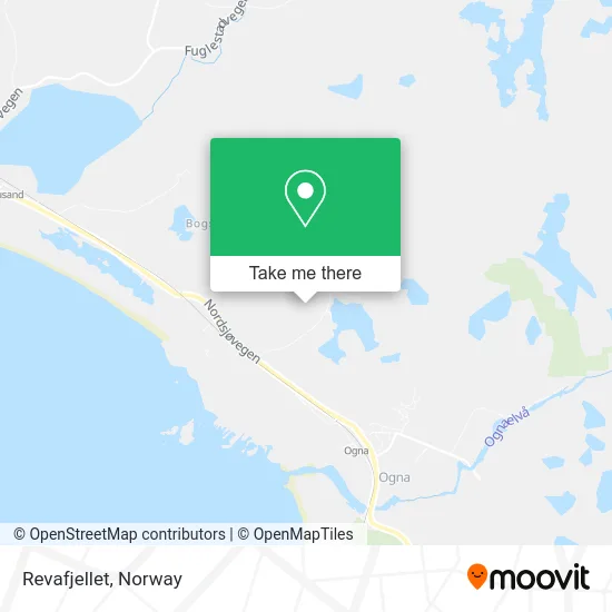 Revafjellet map
