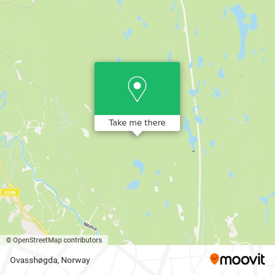 Ovasshøgda map