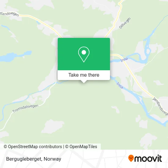 Bergugleberget map
