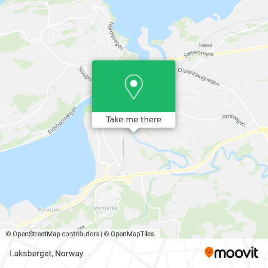 Laksberget map