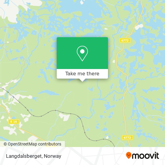 Langdalsberget map
