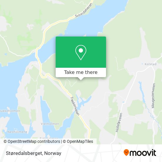 Støredalsberget map