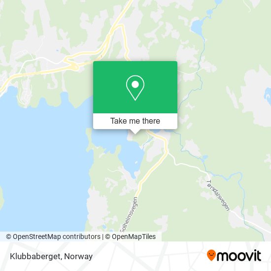 Klubbaberget map