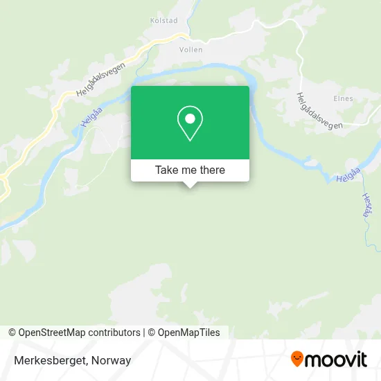 Merkesberget map