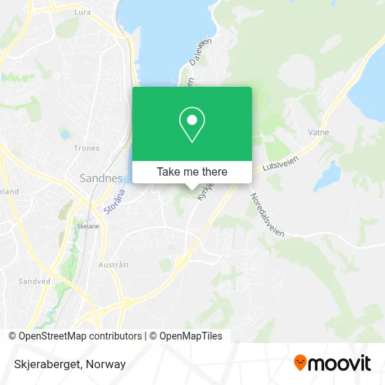 Skjeraberget map