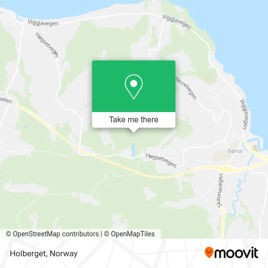 Holberget map