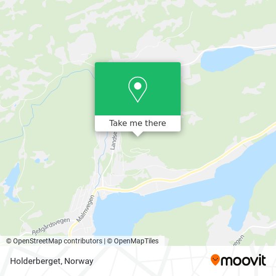 Holderberget map