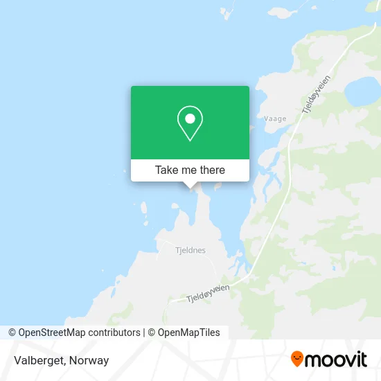 Valberget map