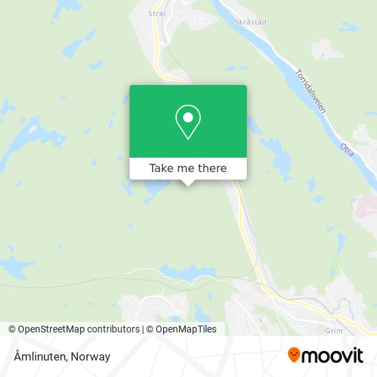 Åmlinuten map