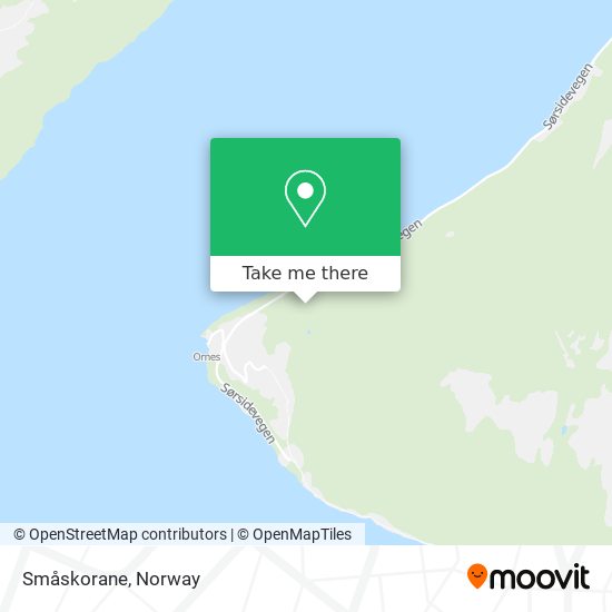 Småskorane map