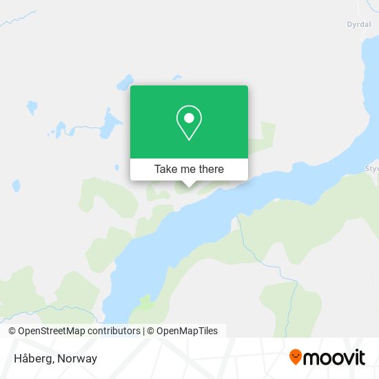 Håberg map