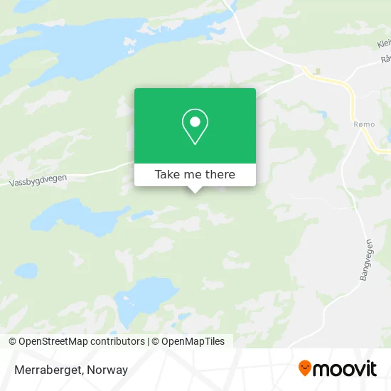 Merraberget map