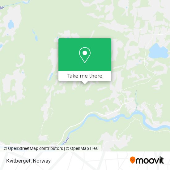 Kvitberget map