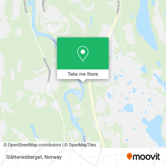 Slåttenesberget map