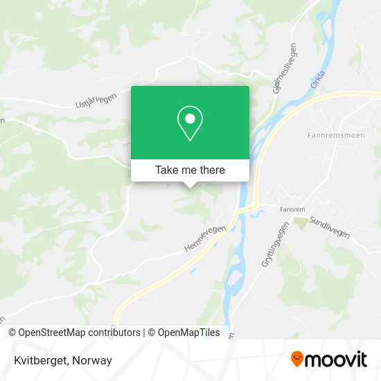 Kvitberget map
