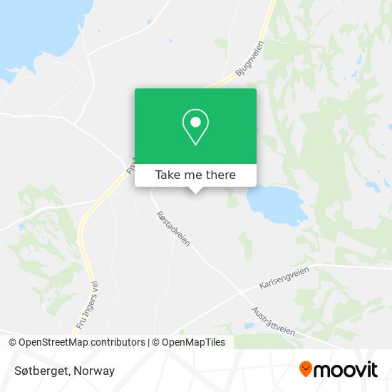 Søtberget map