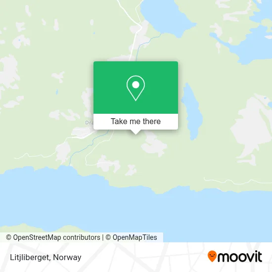 Litjliberget map