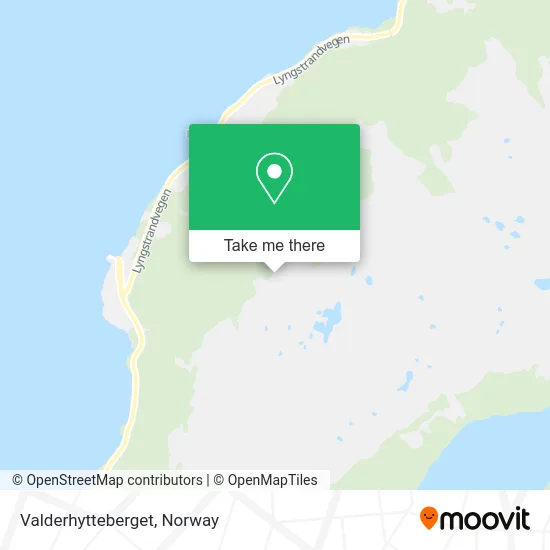 Valderhytteberget map