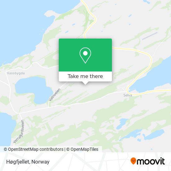 Høgfjellet map