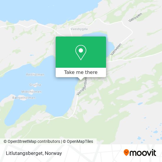 Litlutangsberget map