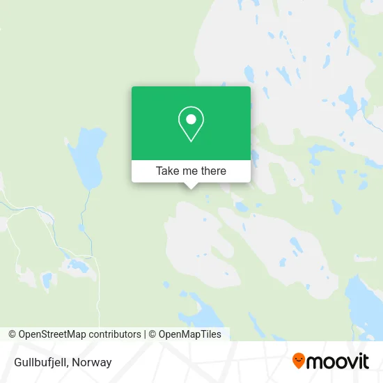 Gullbufjell map