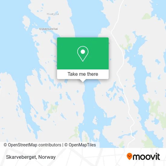 Skarveberget map