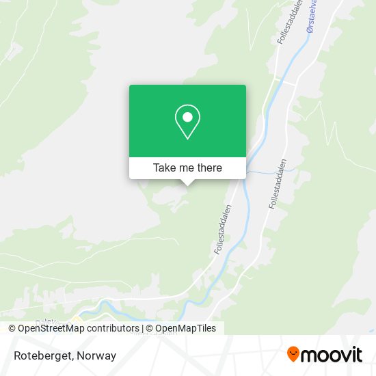 Roteberget map