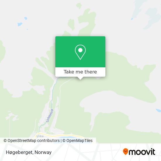 Høgeberget map
