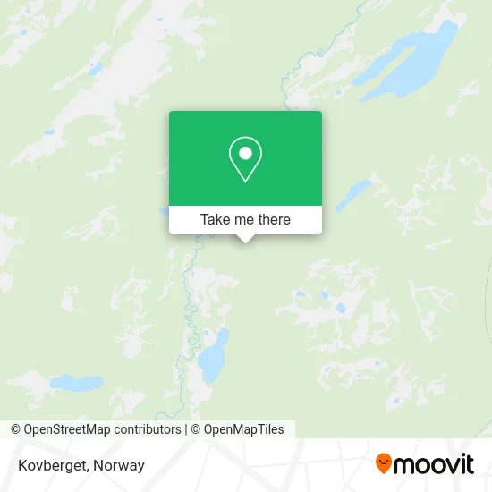 Kovberget map
