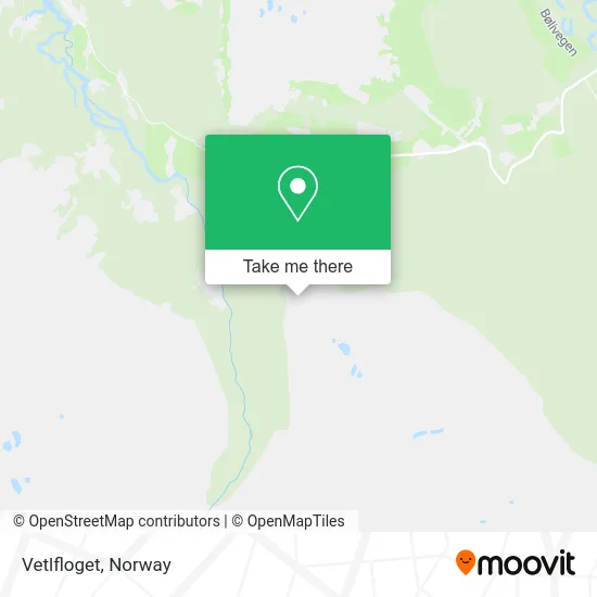 Vetlfloget map
