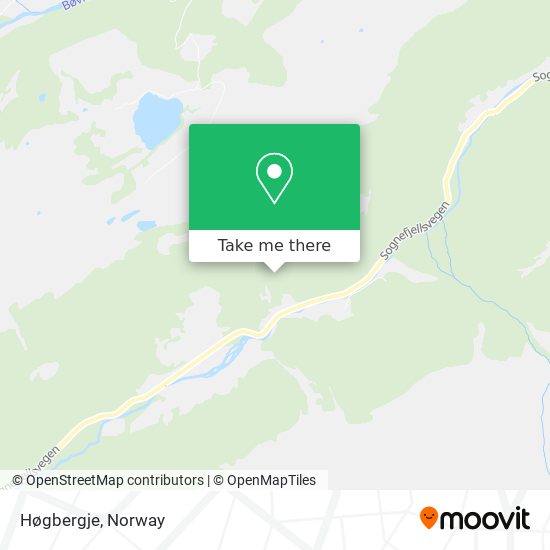Høgbergje map