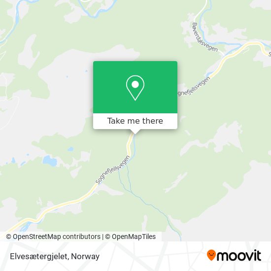 Elvesætergjelet map