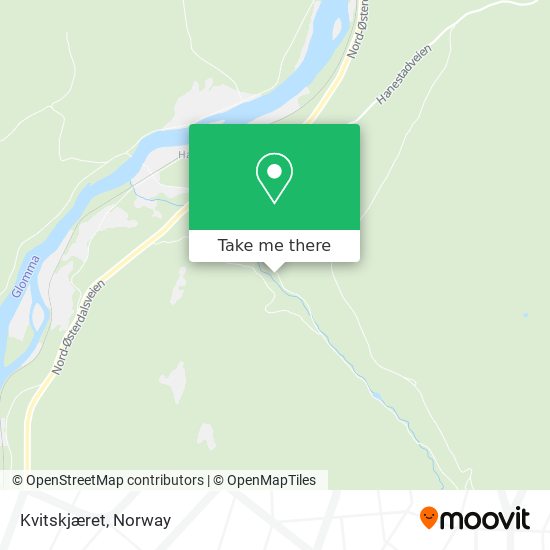 Kvitskjæret map