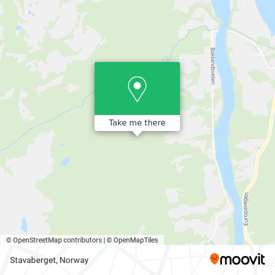 Stavaberget map